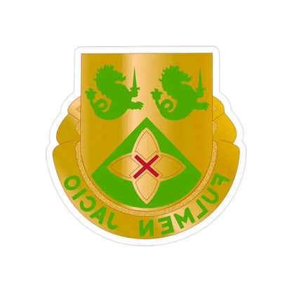 185 Armor Regiment (U.S. Army) REVERSE PRINT Transparent Die-Cut STICKER - The Sticker Space