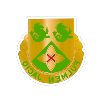 185 Armor Regiment (U.S. Army) REVERSE PRINT Transparent Die-Cut STICKER - The Sticker Space