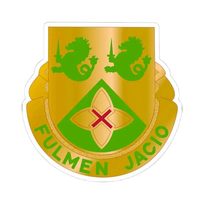 185 Armor Regiment (U.S. Army) STICKER Vinyl Kiss-Cut Decal 4 Inch White - The Sticker Space