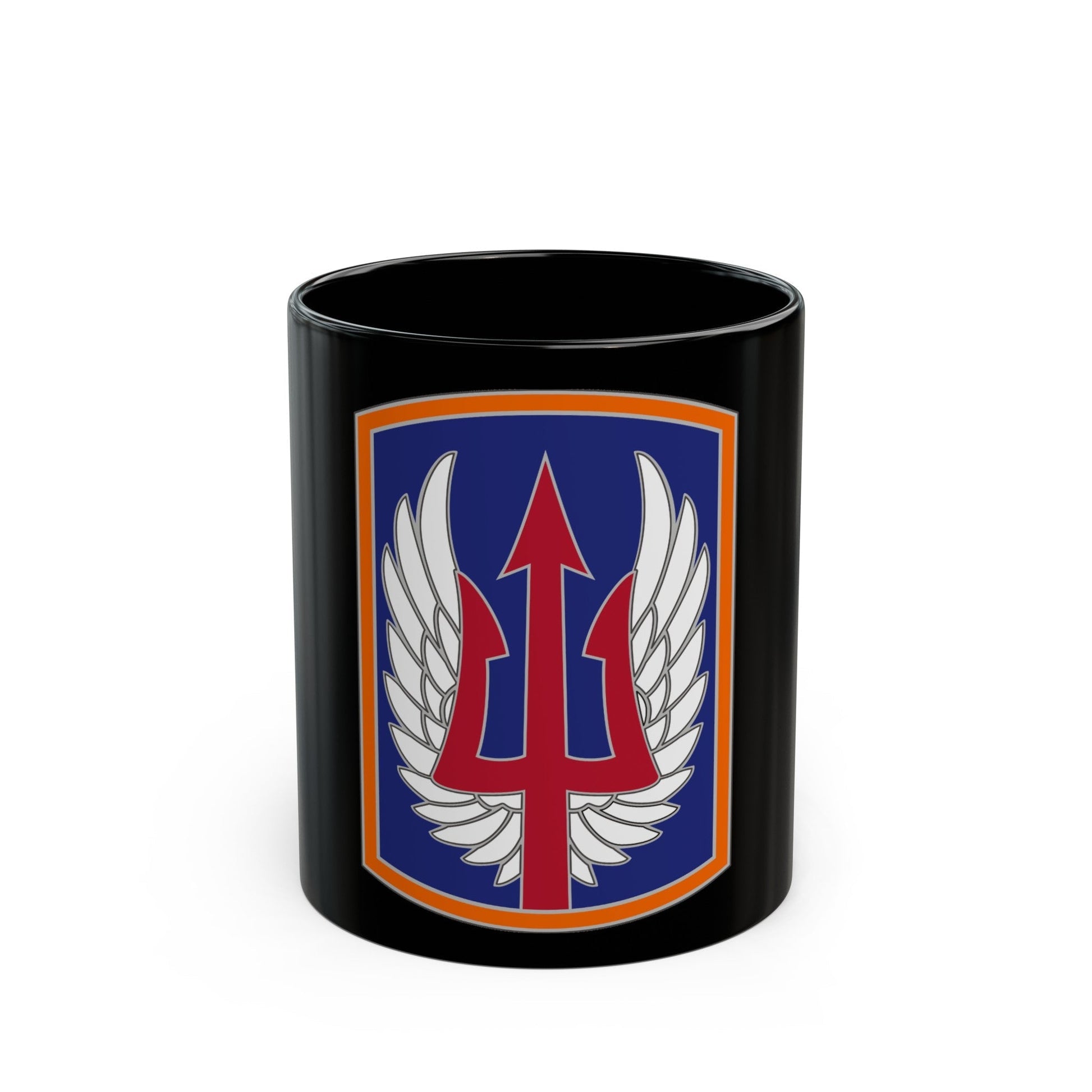 185 Aviation Brigade (U.S. Army) Black Coffee Mug-11oz-The Sticker Space