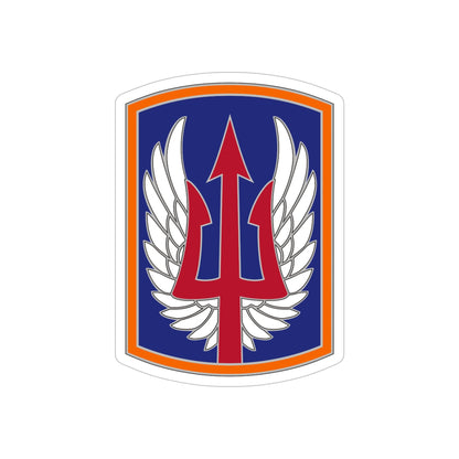 185 Aviation Brigade (U.S. Army) REVERSE PRINT Transparent STICKER-6 Inch-The Sticker Space