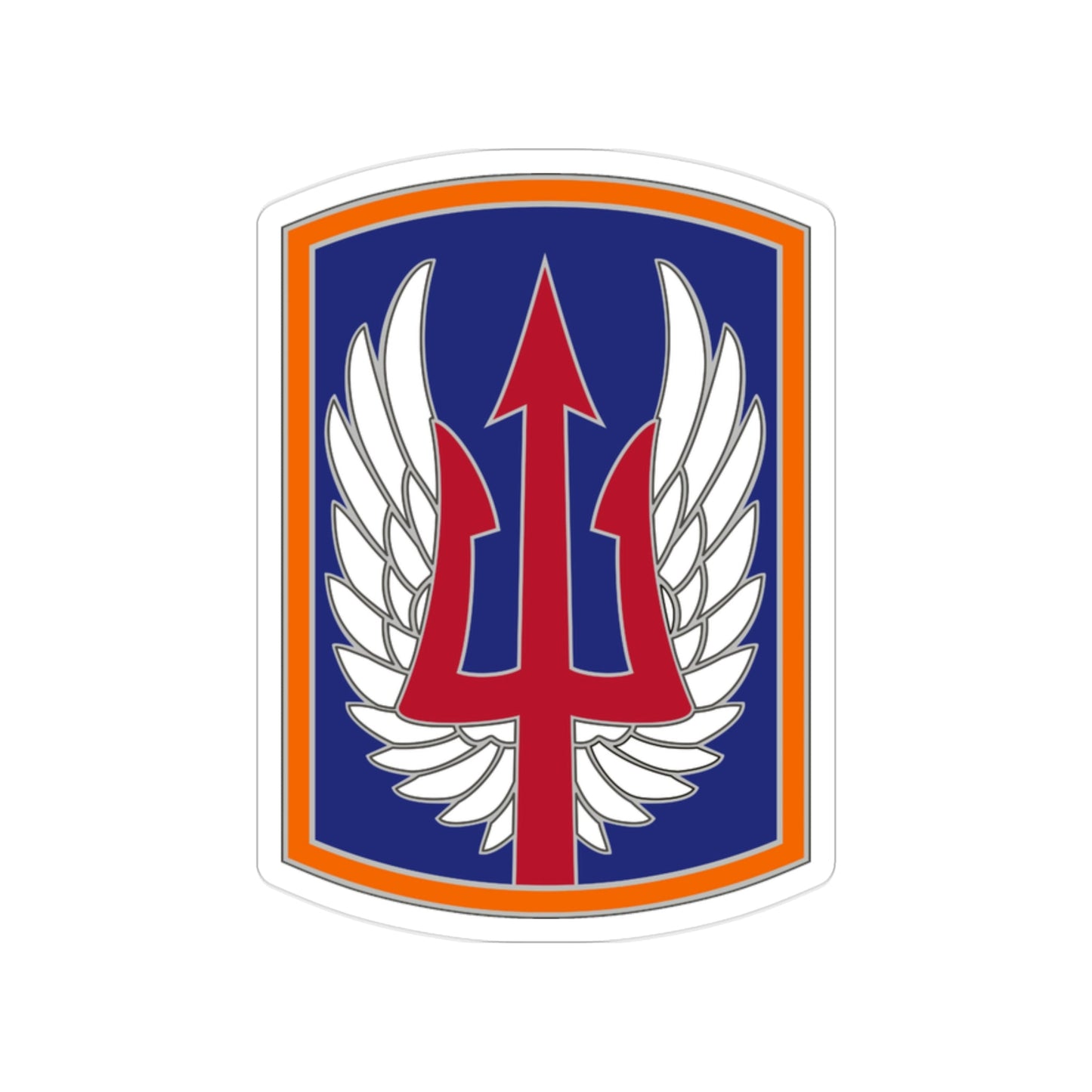 185 Aviation Brigade (U.S. Army) Transparent STICKER Die-Cut Vinyl Decal-2 Inch-The Sticker Space