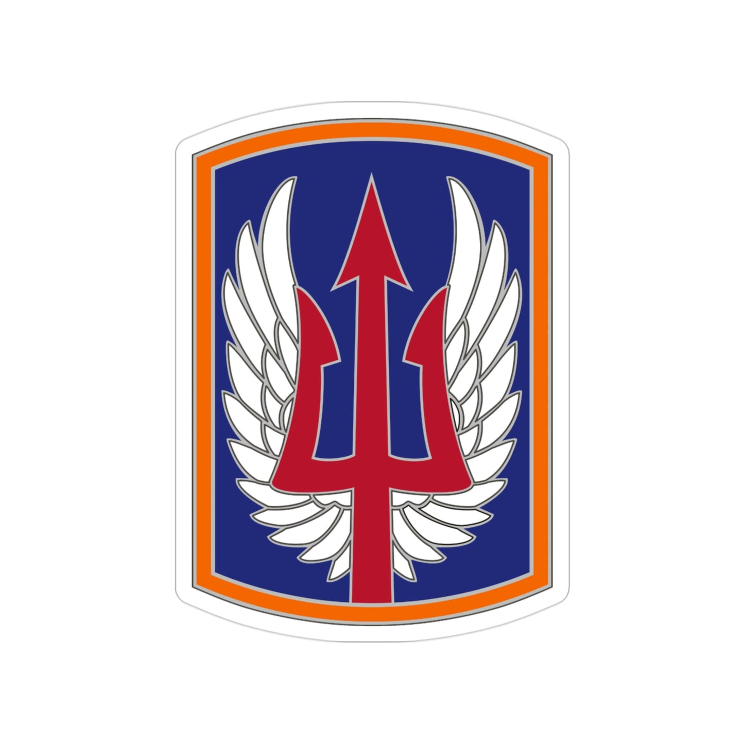 185 Aviation Brigade (U.S. Army) Transparent STICKER Die-Cut Vinyl Decal-3 Inch-The Sticker Space