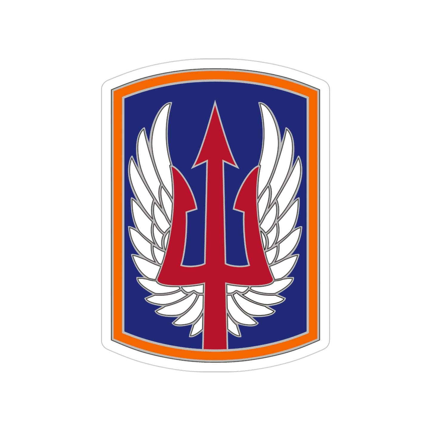 185 Aviation Brigade (U.S. Army) Transparent STICKER Die-Cut Vinyl Decal-4 Inch-The Sticker Space