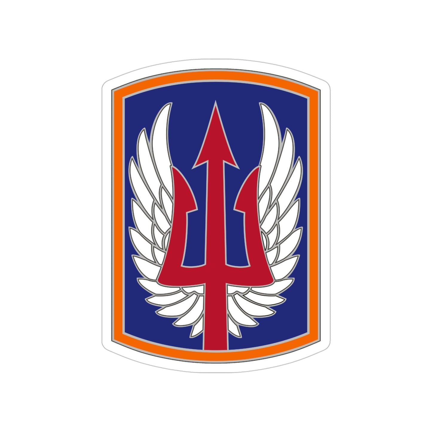 185 Aviation Brigade (U.S. Army) Transparent STICKER Die-Cut Vinyl Decal-5 Inch-The Sticker Space