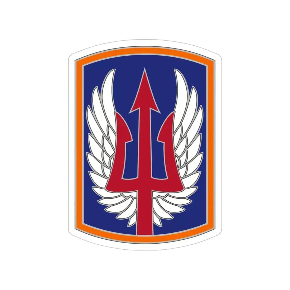 185 Aviation Brigade (U.S. Army) Transparent STICKER Die-Cut Vinyl Decal 4 Inch - The Sticker Space