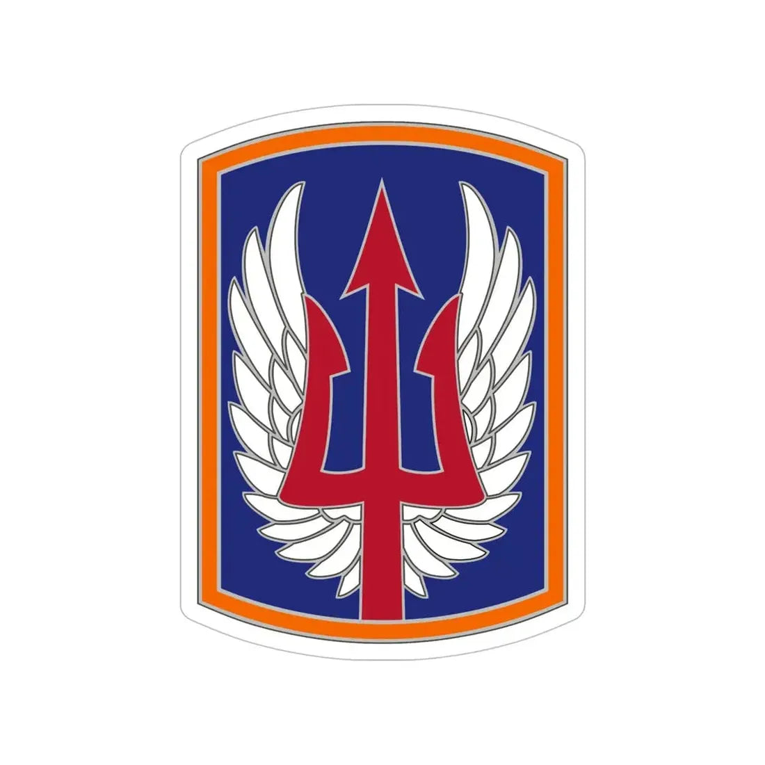 185 Aviation Brigade (U.S. Army) Transparent STICKER Die-Cut Vinyl Decal - The Sticker Space