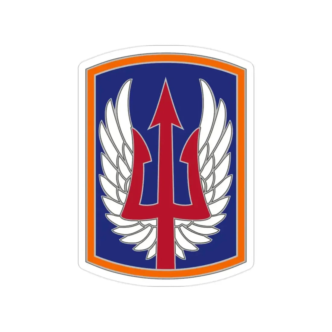 185 Aviation Brigade (U.S. Army) Transparent STICKER Die-Cut Vinyl Decal - The Sticker Space