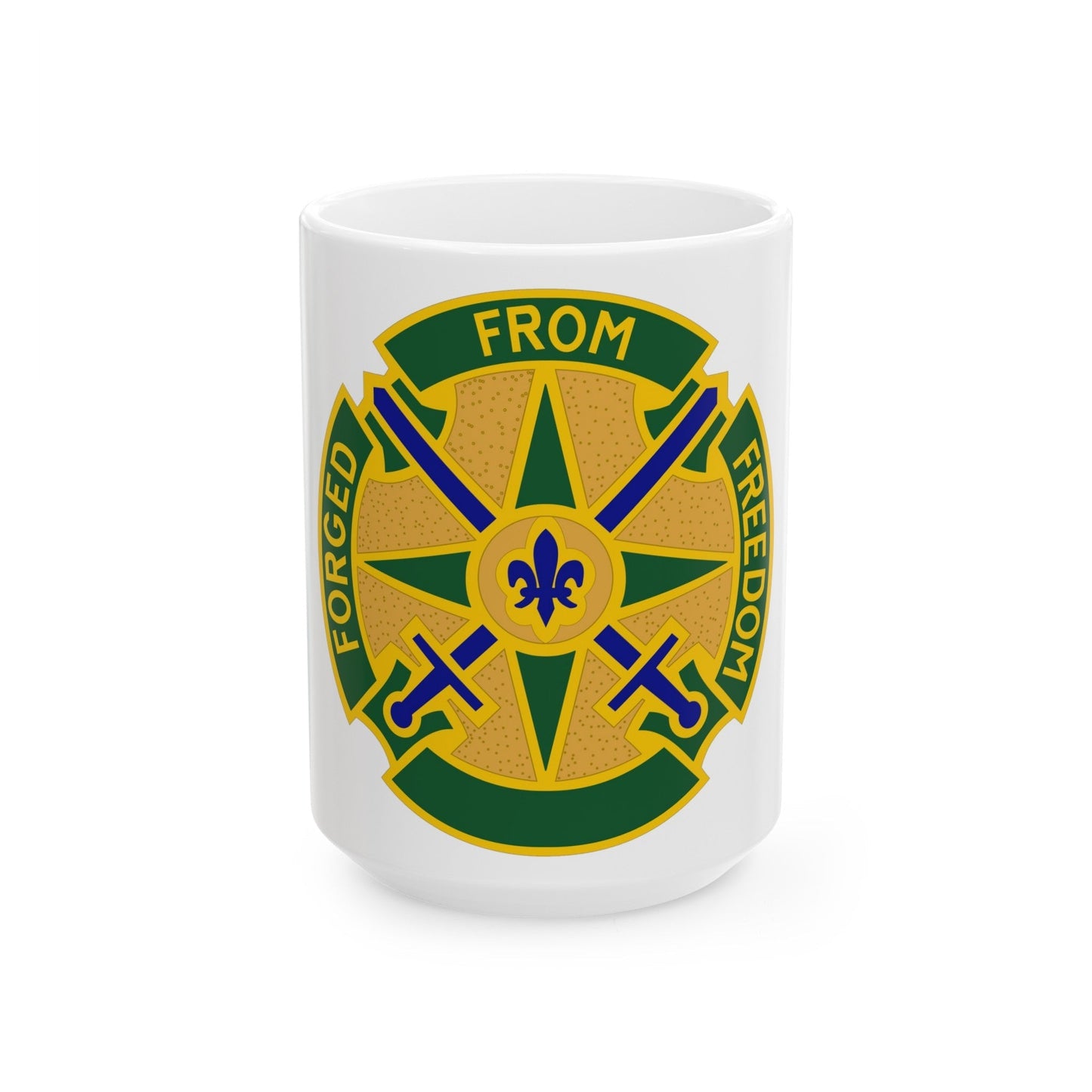 185 Military Police Battalion (U.S. Army) White Coffee Mug-15oz-The Sticker Space