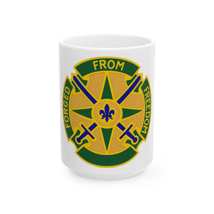 185 Military Police Battalion (U.S. Army) White Coffee Mug-15oz-The Sticker Space