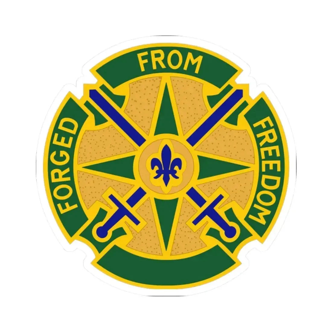 185 Military Police Battalion (U.S. Army) STICKER Vinyl Kiss-Cut Decal 2 Inch White - The Sticker Space