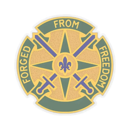 185 Military Police Battalion (U.S. Army) STICKER Vinyl Kiss-Cut Decal 3 Inch Transparent - The Sticker Space