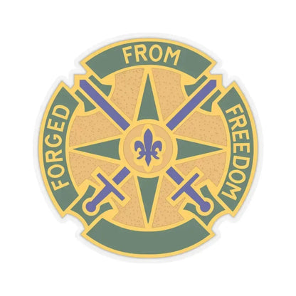 185 Military Police Battalion (U.S. Army) STICKER Vinyl Kiss-Cut Decal 6 Inch Transparent - The Sticker Space