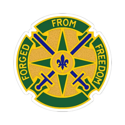 185 Military Police Battalion (U.S. Army) STICKER Vinyl Kiss-Cut Decal 6 Inch White - The Sticker Space