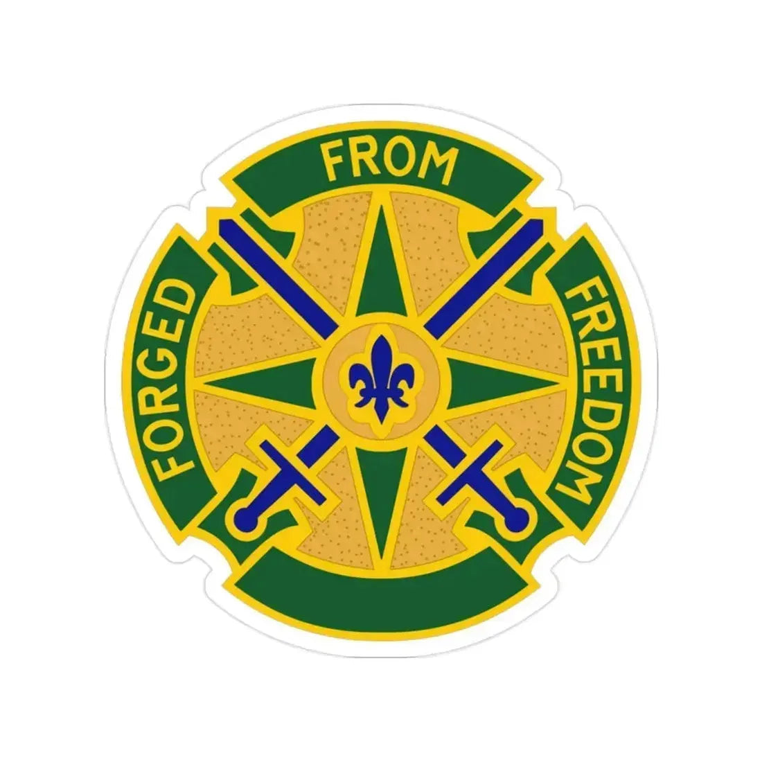 185 Military Police Battalion (U.S. Army) Transparent STICKER Die-Cut Vinyl Decal 2 Inch - The Sticker Space