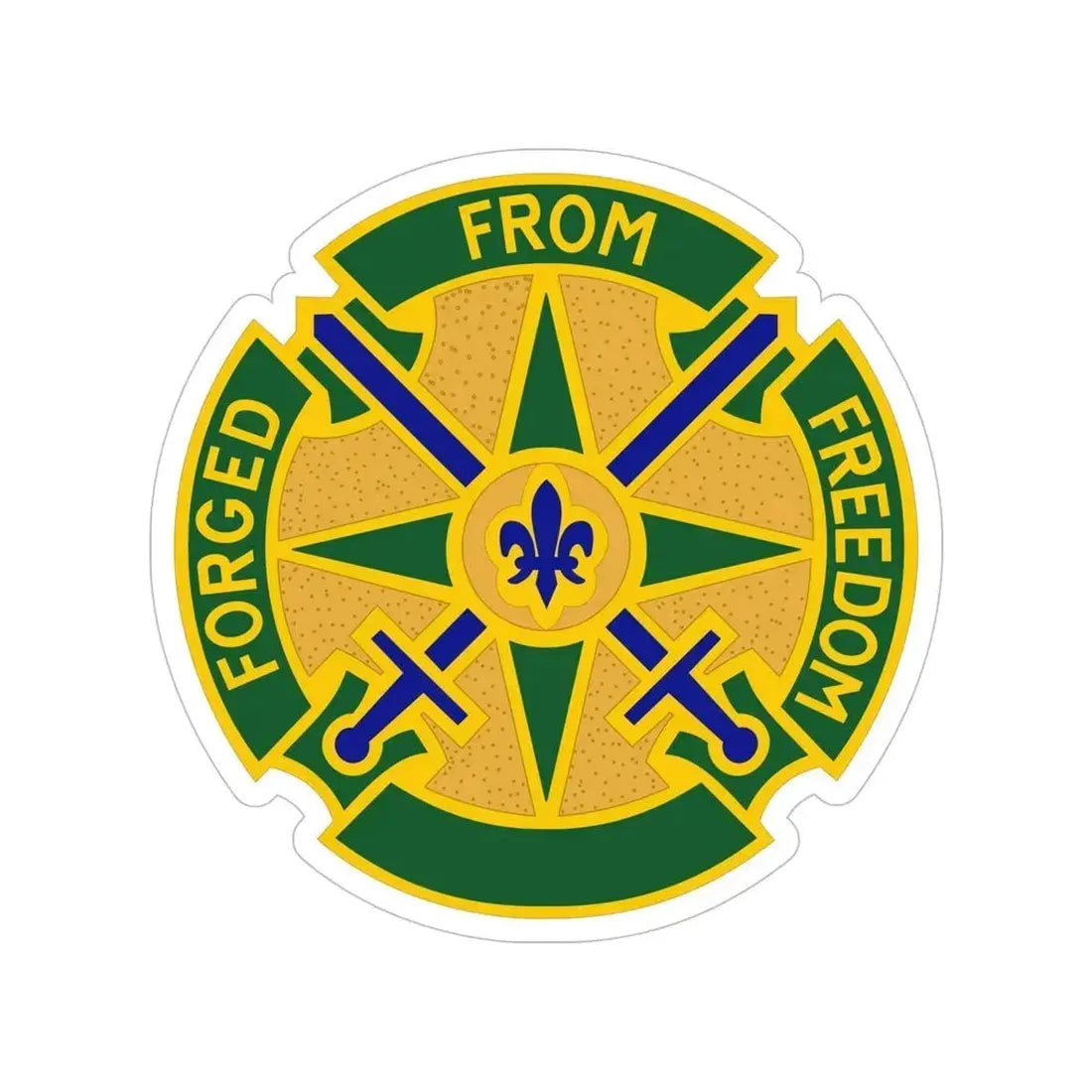 185 Military Police Battalion (U.S. Army) Transparent STICKER Die-Cut Vinyl Decal 6 Inch - The Sticker Space