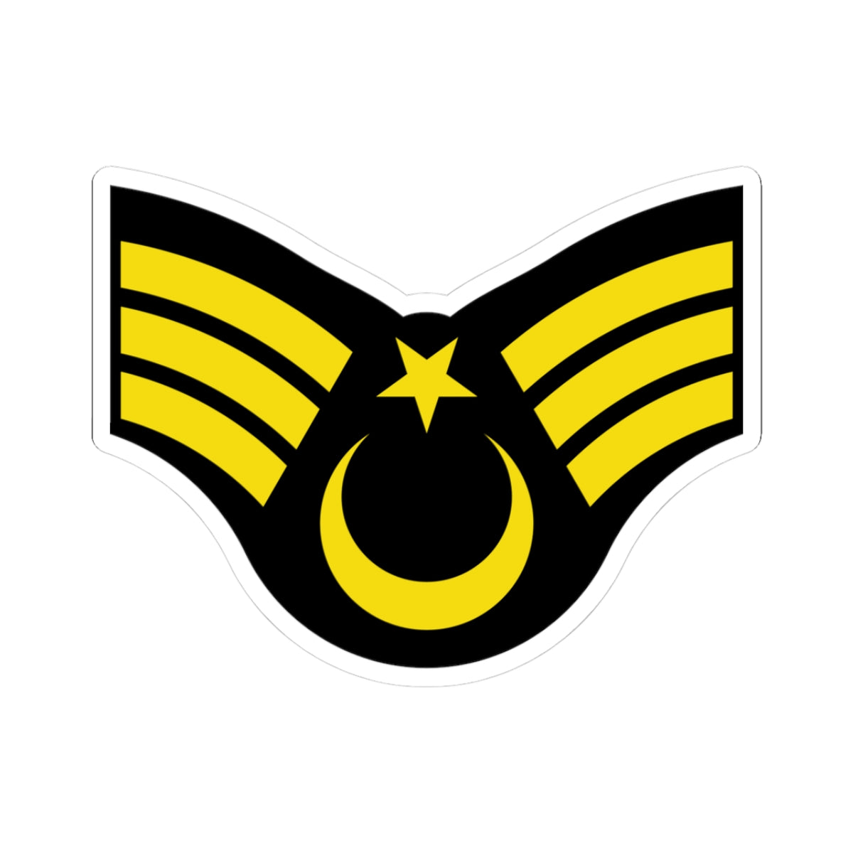 Army TUR OR 06a (Turkey) (Military Rank) STICKER Vinyl Kiss-Cut Decal