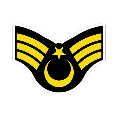 Army TUR OR 06a (Turkey) (Military Rank) STICKER Vinyl Kiss-Cut Decal