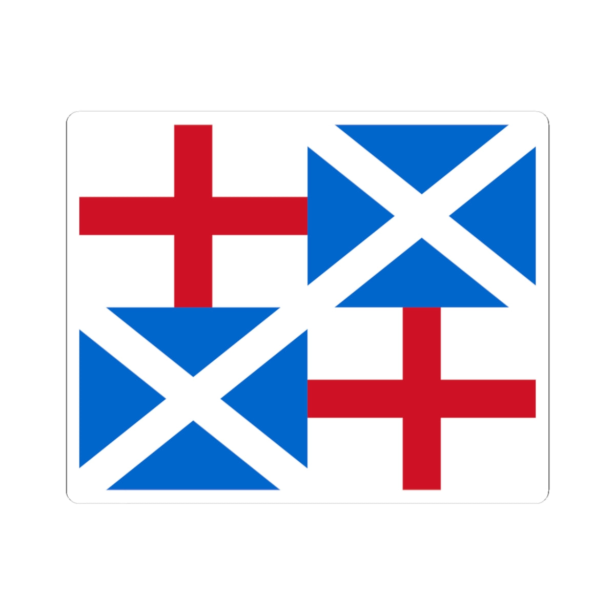 Flag of The Commonwealth (England) STICKER Vinyl Kiss-Cut Decal