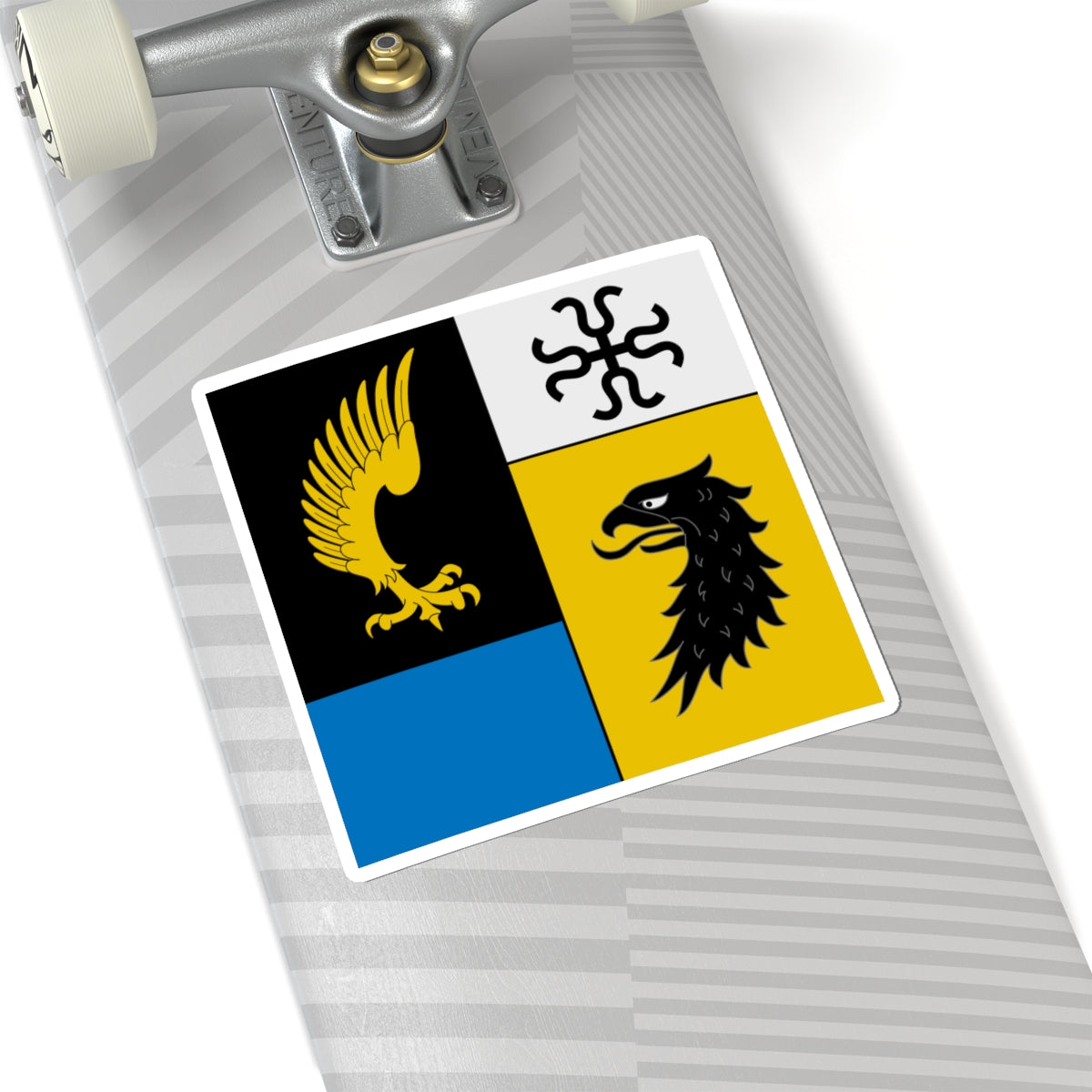 Flag of Josef Stubi (Switzerland) STICKER Vinyl Kiss-Cut Decal