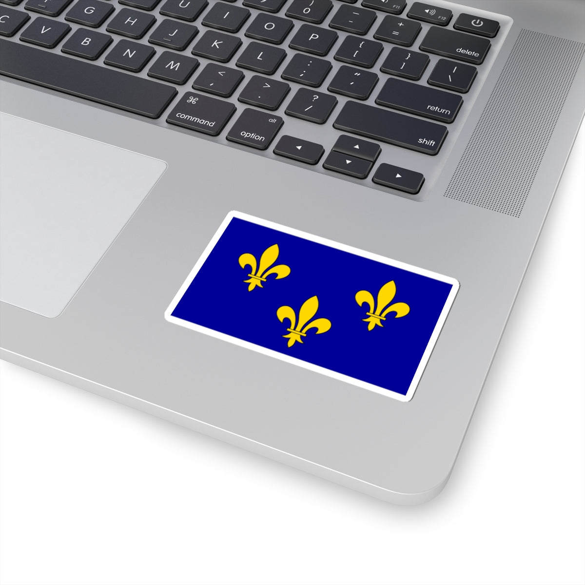 Cultural flag of Ile-de-France (France) STICKER Vinyl Kiss-Cut Decal