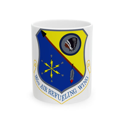 185th Air Refueling Wing (U.S. Air Force) White Coffee Mug-11oz-The Sticker Space