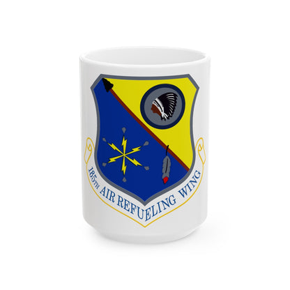 185th Air Refueling Wing (U.S. Air Force) White Coffee Mug-15oz-The Sticker Space