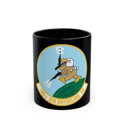 186 Air Refueling Squadron (U.S. Air Force) Black Coffee Mug-11oz-The Sticker Space