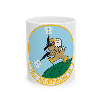 186 Air Refueling Squadron (U.S. Air Force) White Coffee Mug-11oz-The Sticker Space