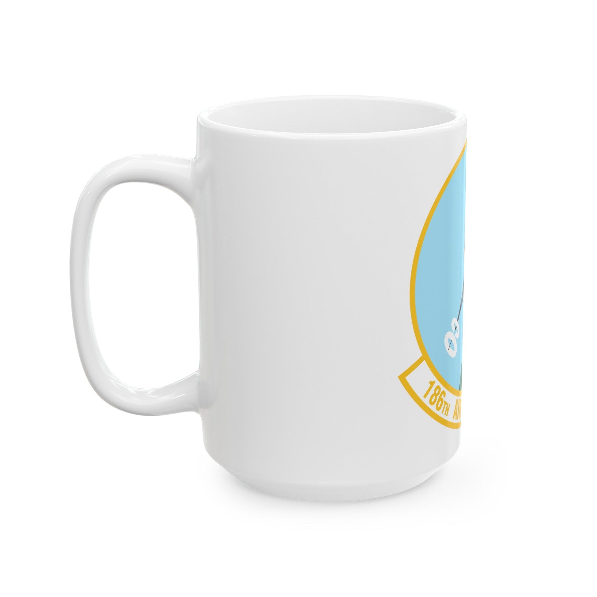 186 Air Refueling Squadron (U.S. Air Force) White Coffee Mug-The Sticker Space