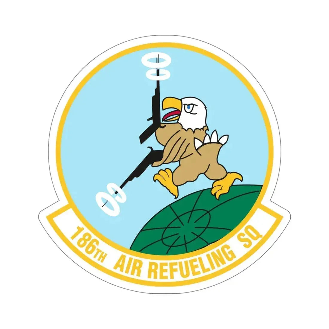 186 Air Refueling Squadron (U.S. Air Force) STICKER Vinyl Die-Cut Decal - The Sticker Space