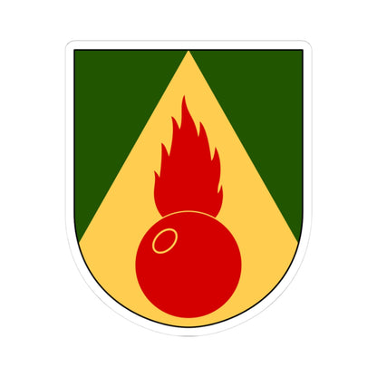 Artilleriregementet 913. kompaniet vapen (Sweden) (Coat of Arms) STICKER Vinyl Kiss-Cut Decal