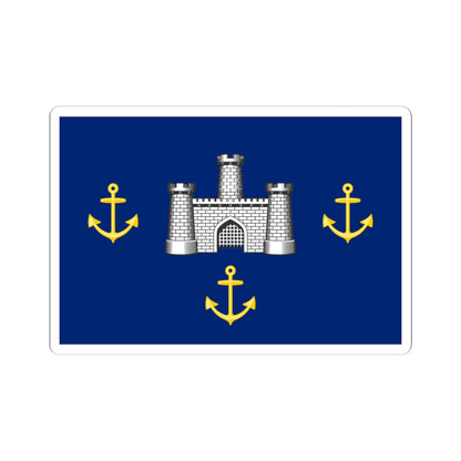 Isle of Wight Council Flag (England) STICKER Vinyl Kiss-Cut Decal