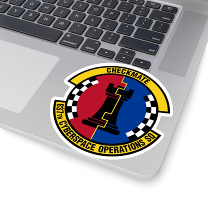 837 Cyberspace Operations Squadron ACC (U.S. Air Force) STICKER Vinyl Kiss-Cut Decal