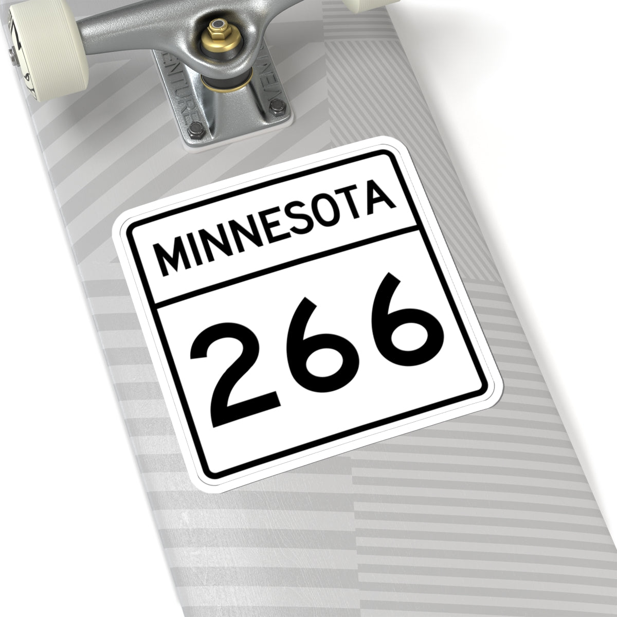 MN-266 1948 (Minnesota) (Road Sign) STICKER Vinyl Kiss-Cut Decal