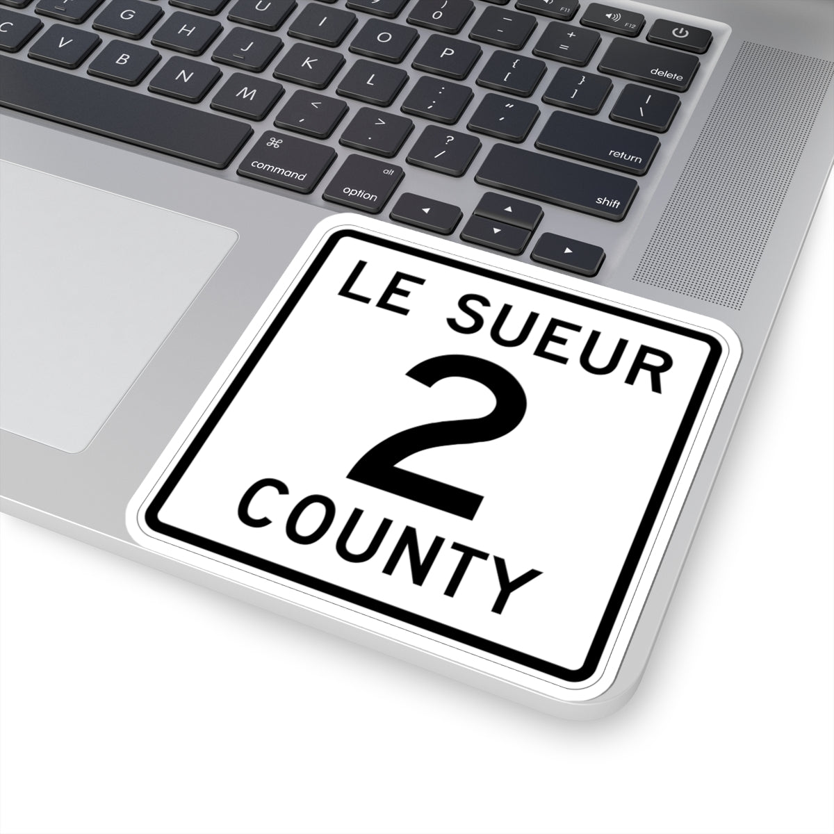 Le Sueur County 2 MN (Minnesota) (Road Sign) STICKER Vinyl Kiss-Cut Decal