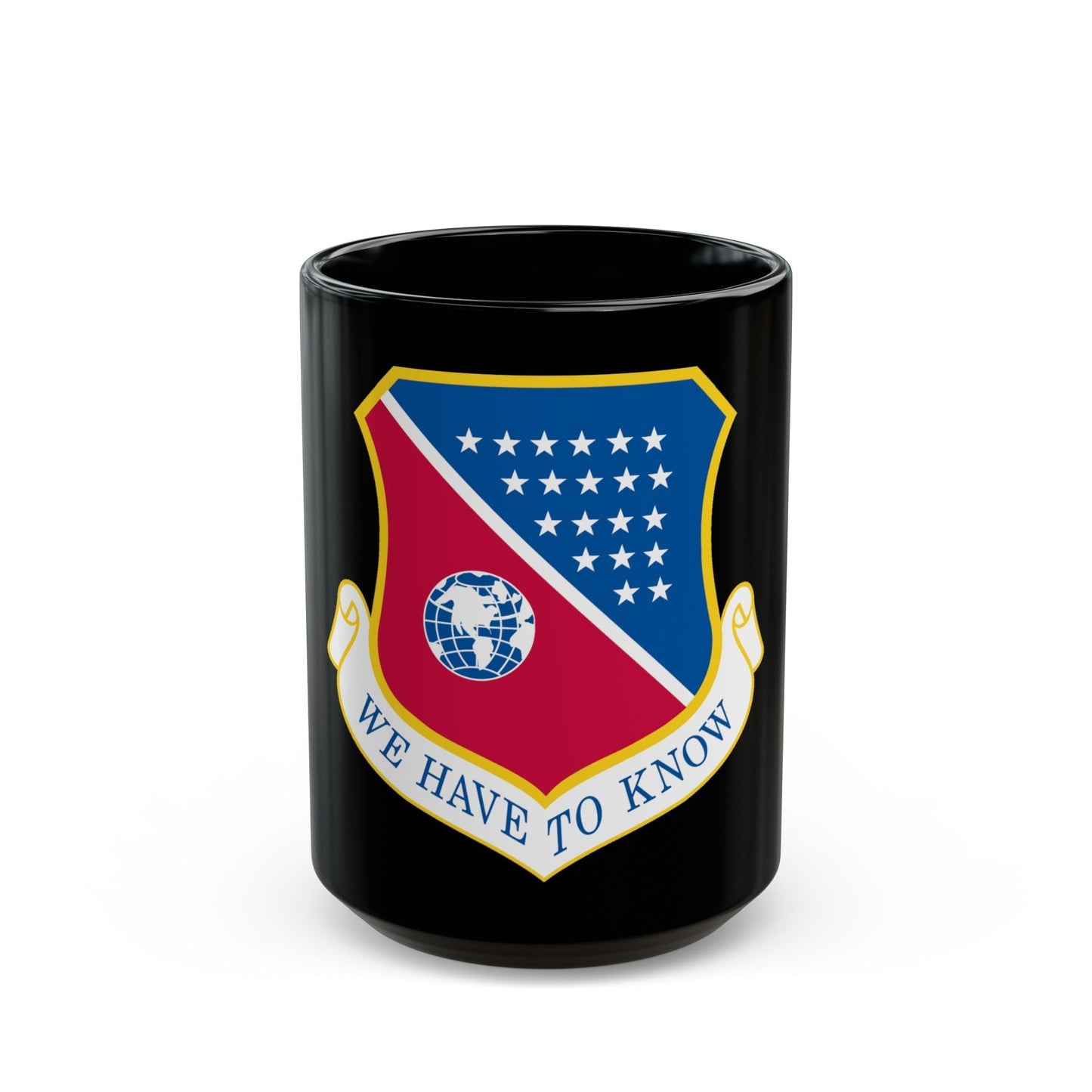 186th Air Refueling Wing (U.S. Air Force) Black Coffee Mug-15oz-The Sticker Space