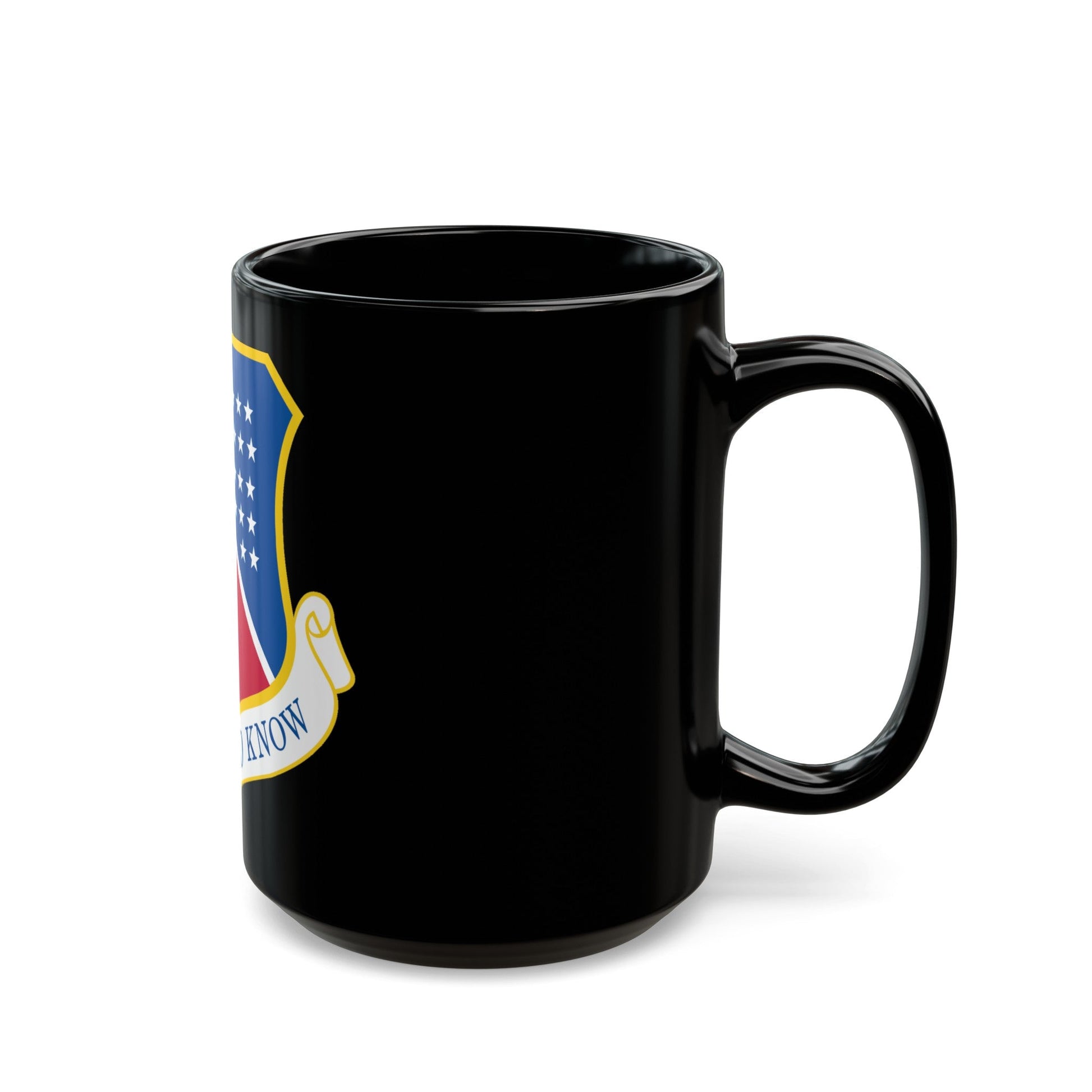 186th Air Refueling Wing (U.S. Air Force) Black Coffee Mug-The Sticker Space