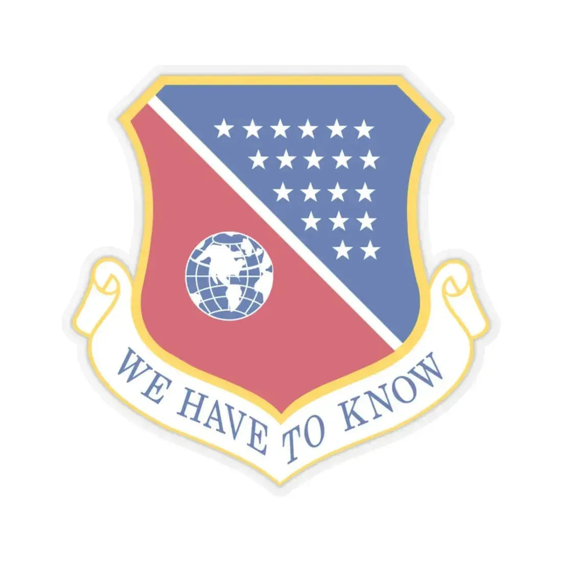 186th Air Refueling Wing (U.S. Air Force) STICKER Vinyl Kiss-Cut Decal 3 Inch Transparent - The Sticker Space