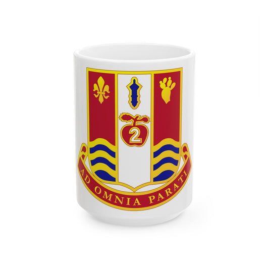 186th Artillery Regiment (U.S. Army) White Coffee Mug-15oz-The Sticker Space