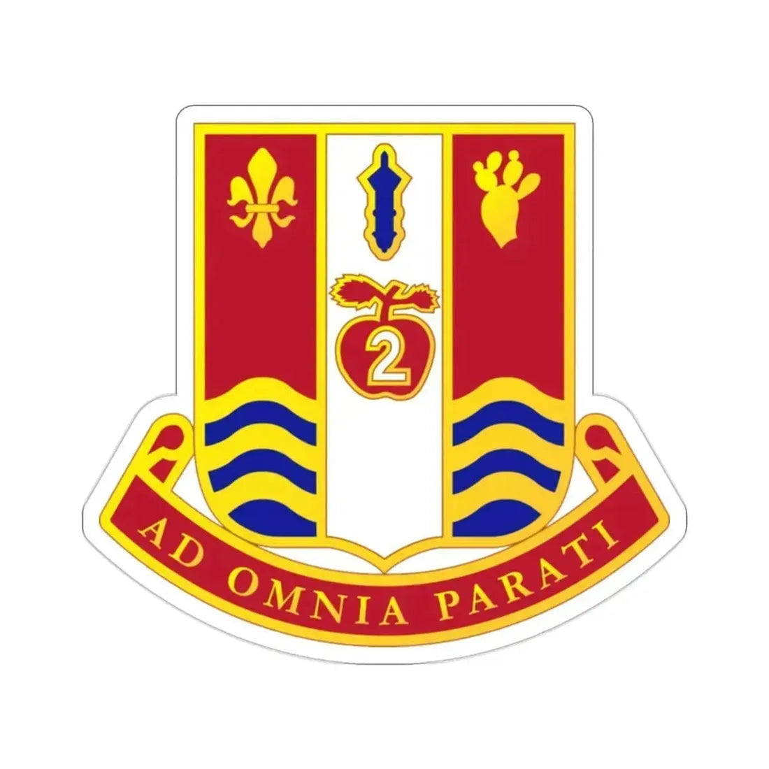 186th Artillery Regiment (U.S. Army) STICKER Vinyl Die-Cut Decal 2 Inch - The Sticker Space