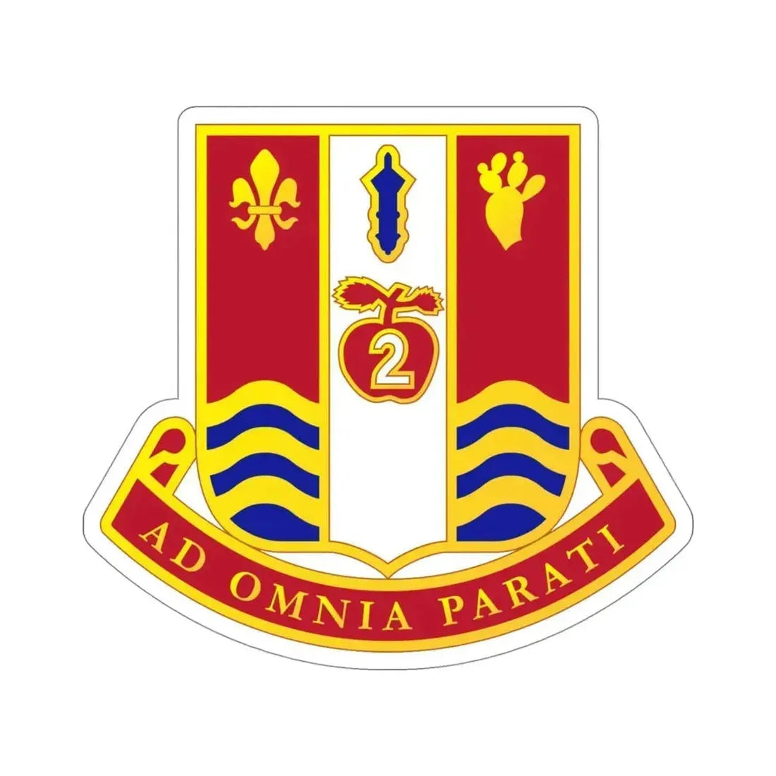 186th Artillery Regiment (U.S. Army) STICKER Vinyl Die-Cut Decal 4 Inch - The Sticker Space