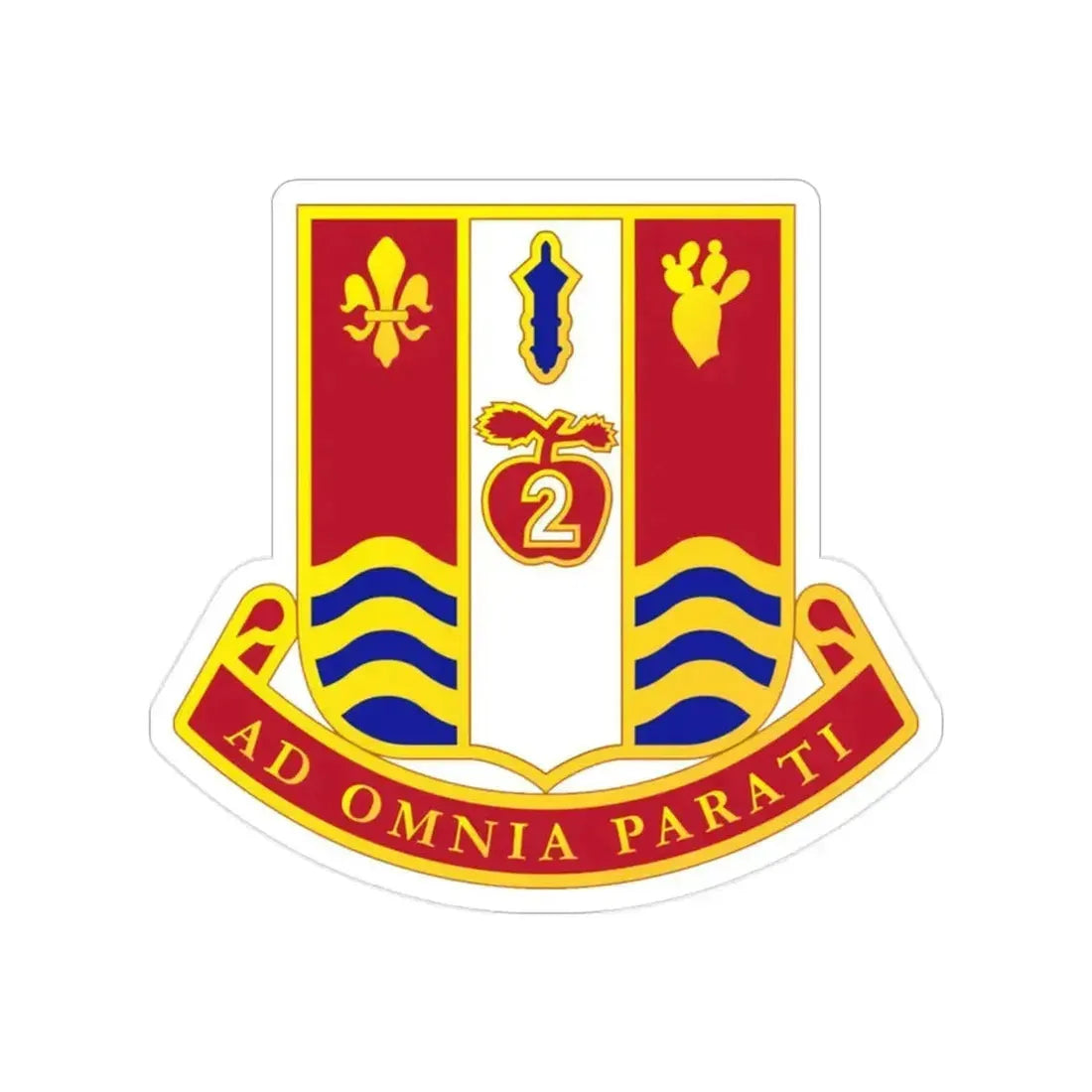 186th Artillery Regiment (U.S. Army) Transparent STICKER Die-Cut Vinyl Decal 2 Inch - The Sticker Space
