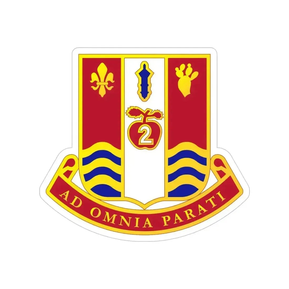 186th Artillery Regiment (U.S. Army) Transparent STICKER Die-Cut Vinyl Decal 4 Inch - The Sticker Space