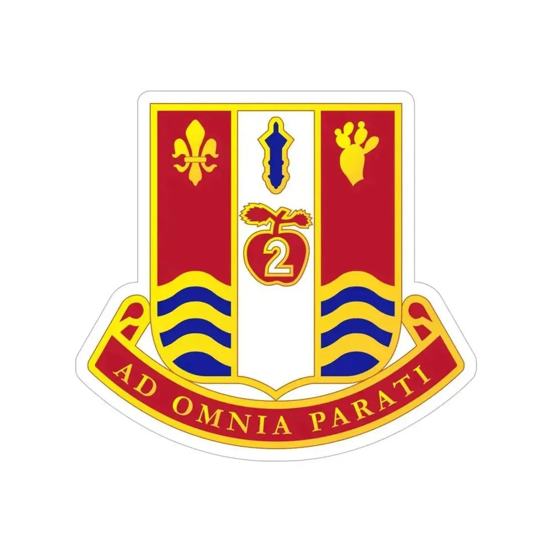 186th Artillery Regiment (U.S. Army) Transparent STICKER Die-Cut Vinyl Decal 6 Inch - The Sticker Space