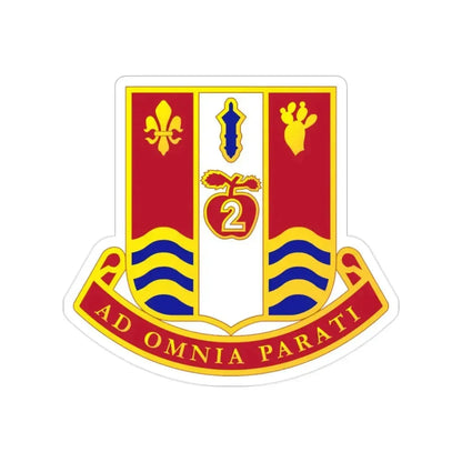 186th Artillery Regiment (U.S. Army) Transparent STICKER Die-Cut Vinyl Decal - The Sticker Space
