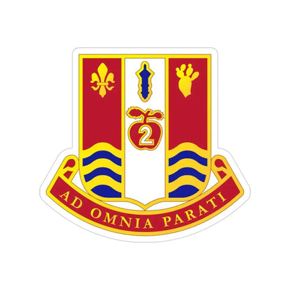 186th Artillery Regiment (U.S. Army) Transparent STICKER Die-Cut Vinyl Decal - The Sticker Space