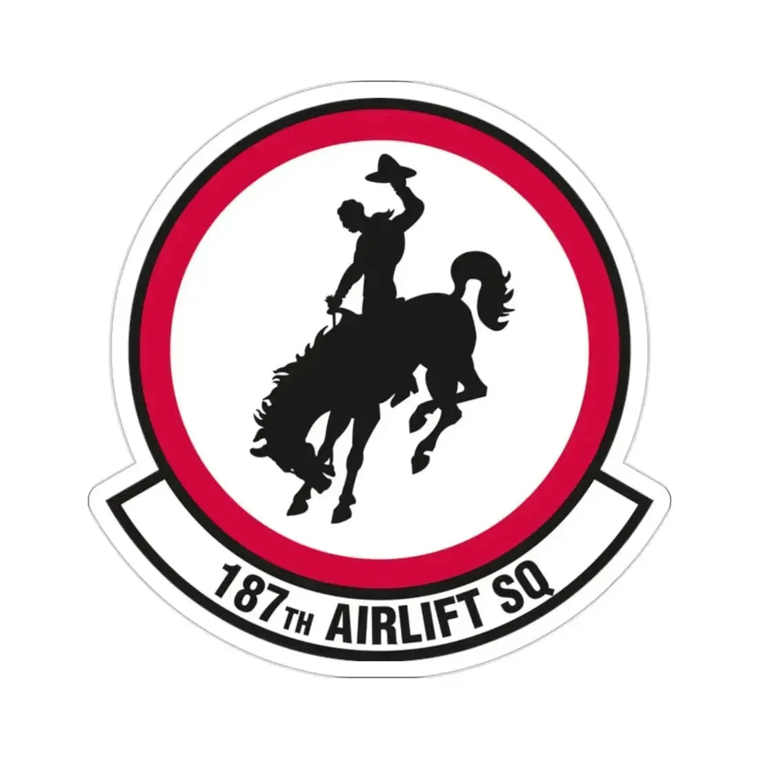 187 Airlift Squadron (U.S. Air Force) STICKER Vinyl Die-Cut Decal 2 Inch - The Sticker Space