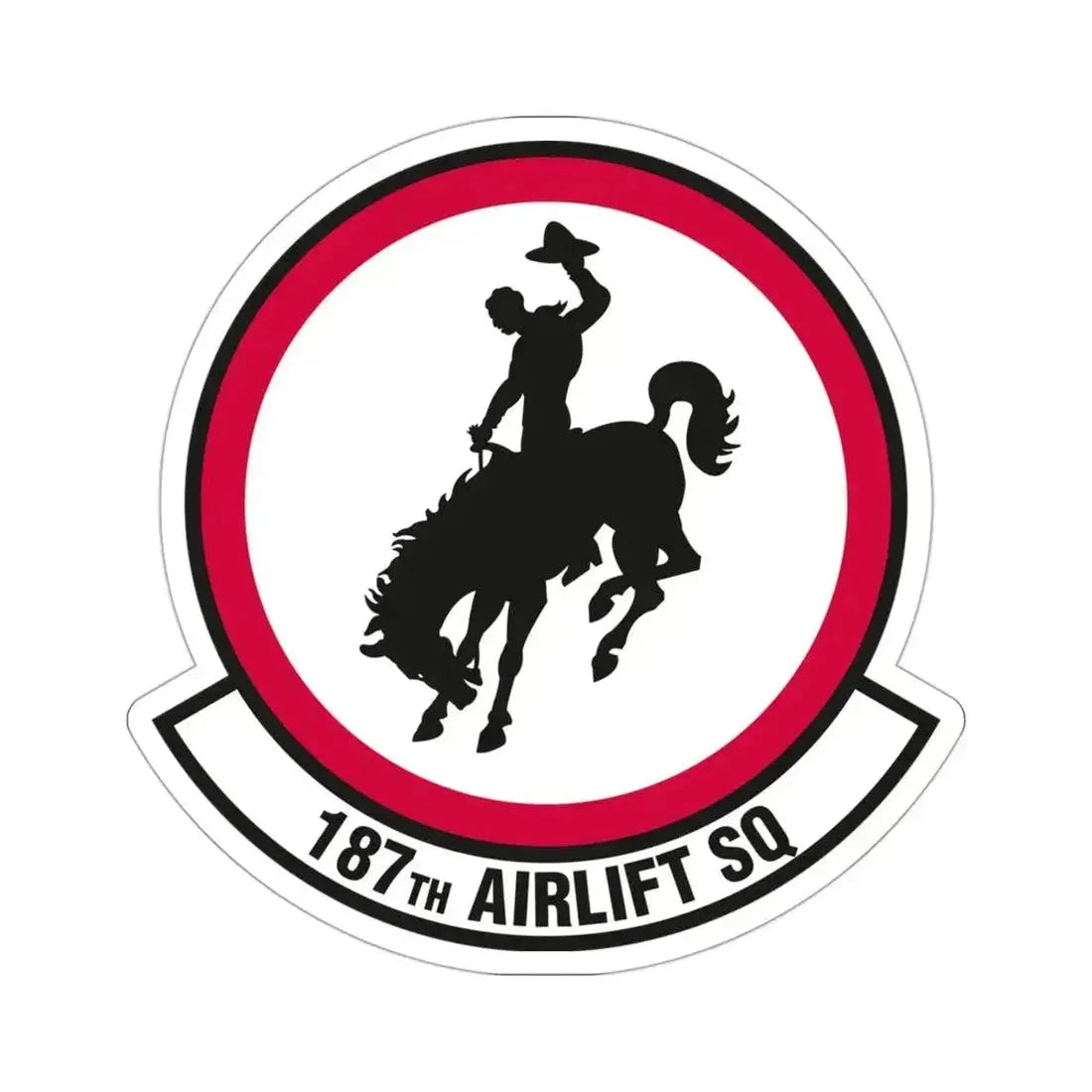 187 Airlift Squadron (U.S. Air Force) STICKER Vinyl Die-Cut Decal 3 Inch - The Sticker Space