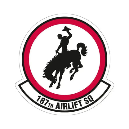 187 Airlift Squadron (U.S. Air Force) STICKER Vinyl Die-Cut Decal 6 Inch - The Sticker Space